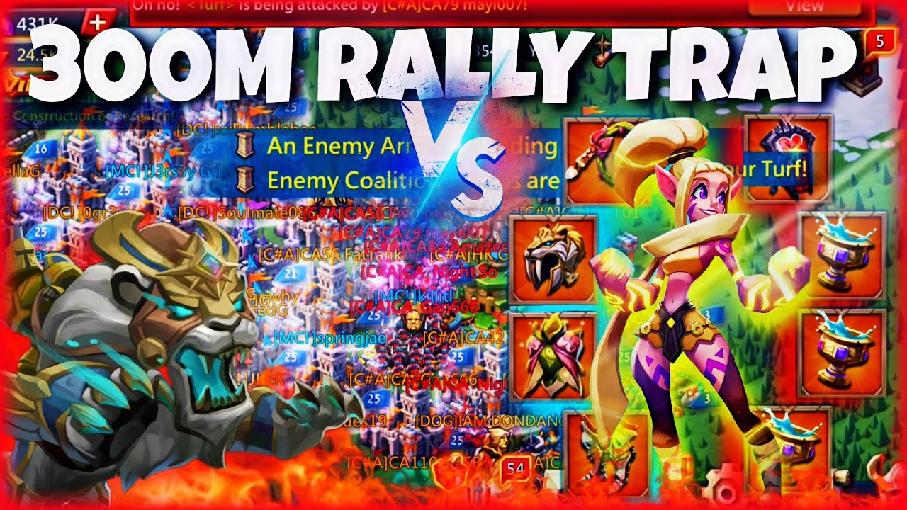 300M RALLY TRAP VS MYTHIC CHAMP PLAYER!!