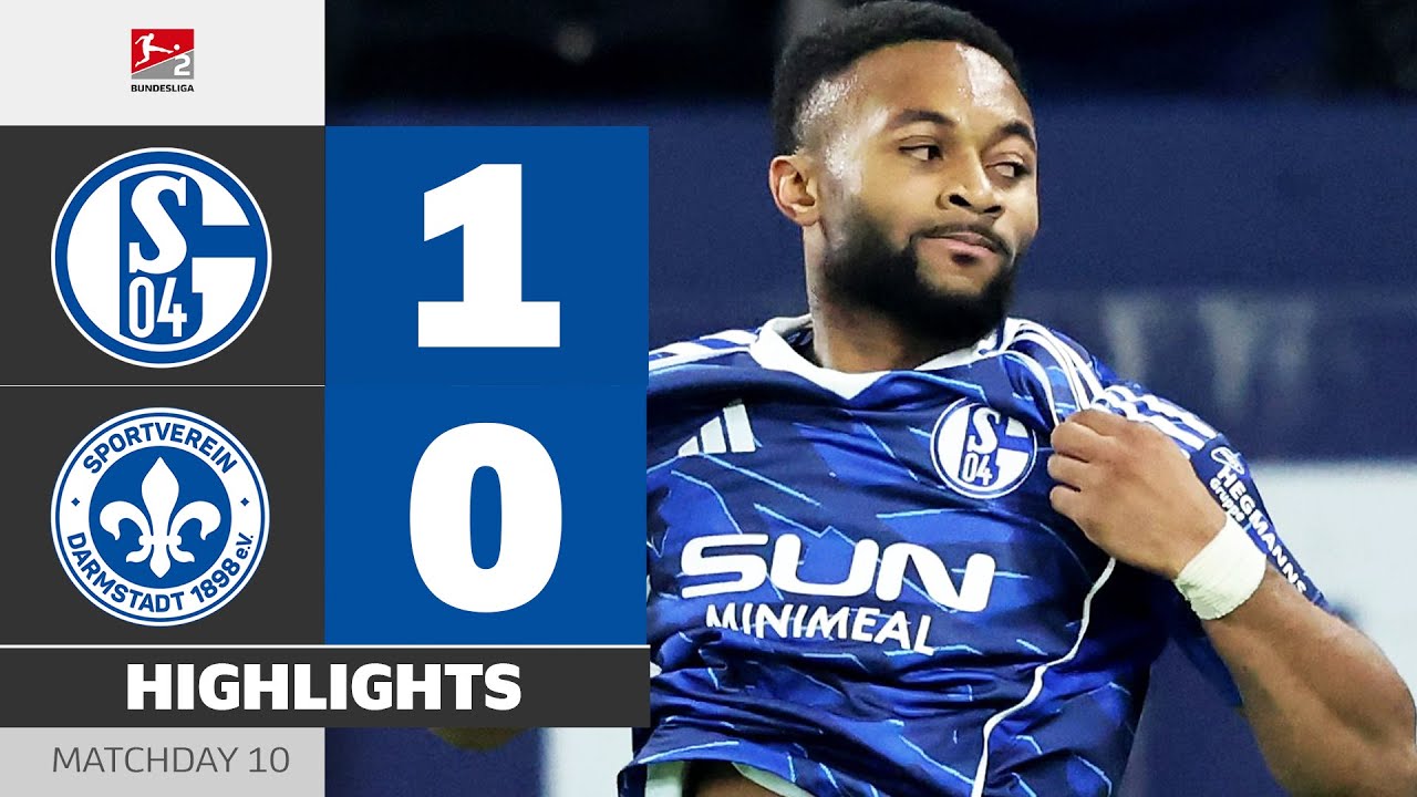 SCHALKE ON TOP!! | SCHALKE 04 - DARMSTADT 98 | Highlights | Matchday 10 - Bundesliga 2 2025/26L