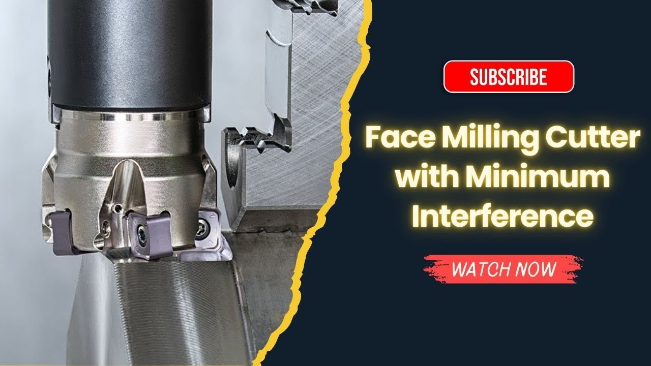 Boost Your Machining: Face Milling Cutter with Minimum Interference #millingcutter #facemilling #dic
