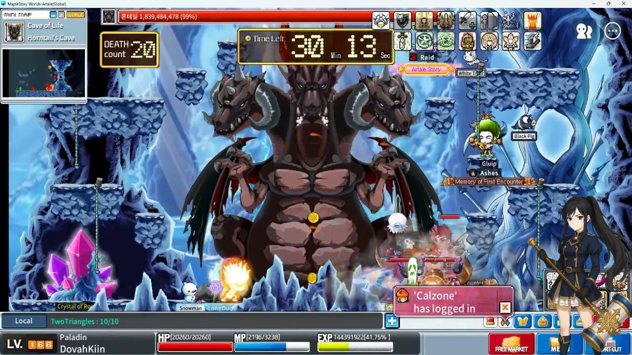 Artale - Horntail Clear Paladin with Heaven's Hammer 30