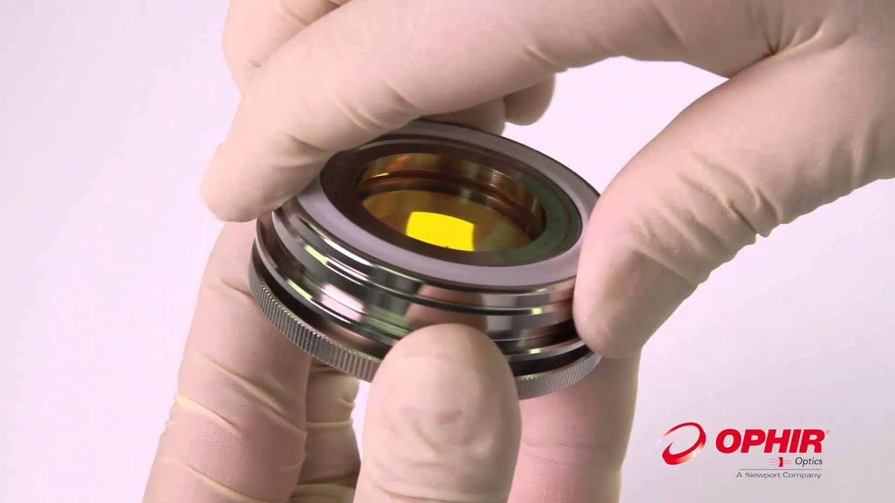 Assembling a lens on Ophir EZ mount for Amada FONT, Alpha IV, EML-Z (Combi) Lasers