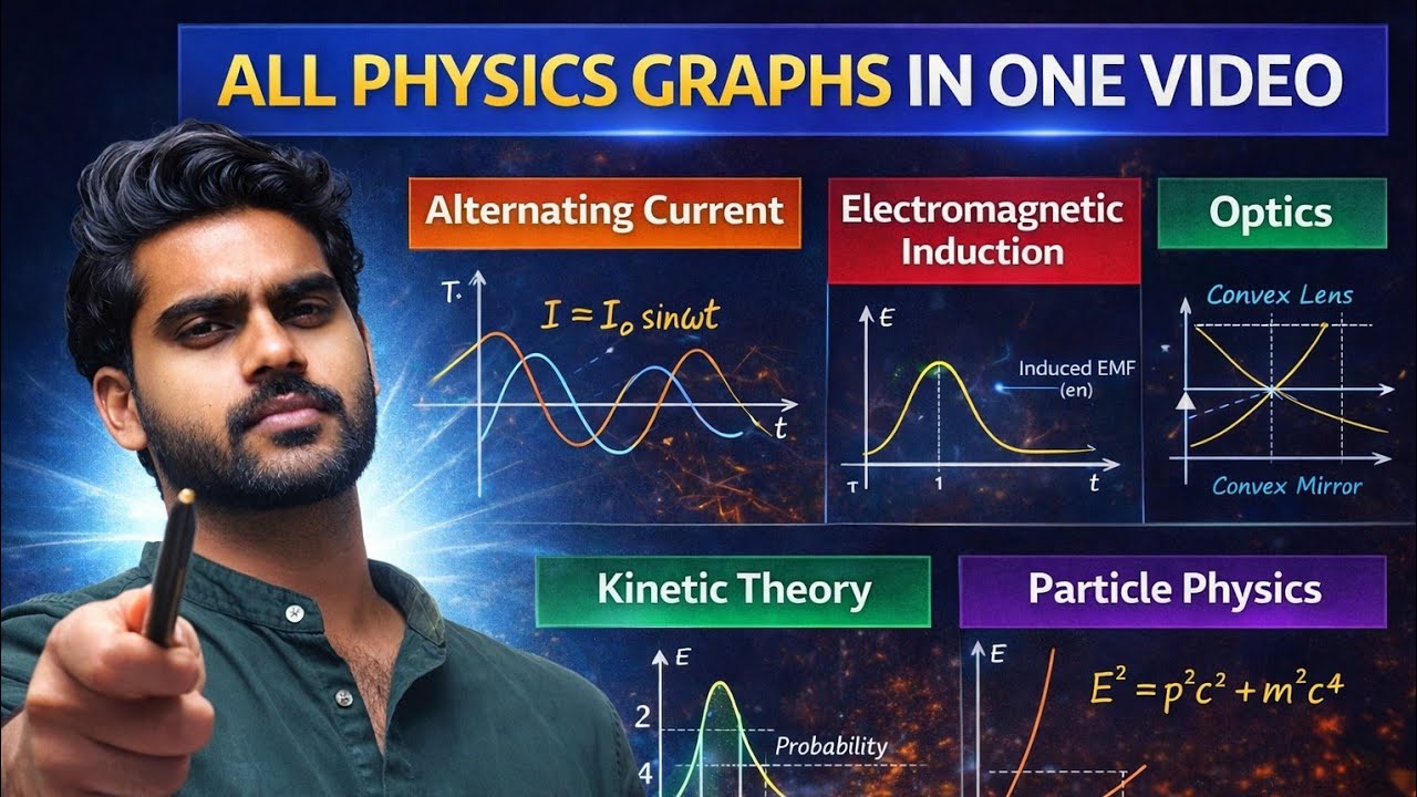 All Physics Graphs in One Video | Class 12 CBSE 2026 | Important Graphs Chapter-Wise | Score 70+ 