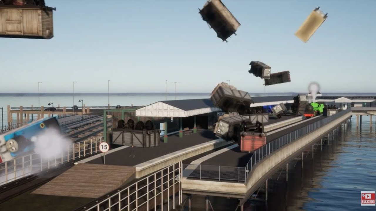 TRAIN SIM WORLD 6 - ТОМАС ЛЕТАЕТ В ВОЗДУХЕ - КАТАСТРОФА, ПОВТОРЕНИЕ АВАРИИ!!