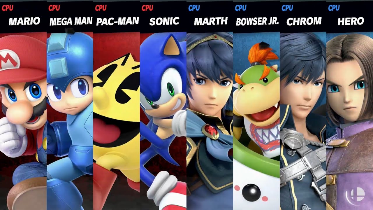Super Smash Bros. Ultimate - Team Legends vs Team Prince