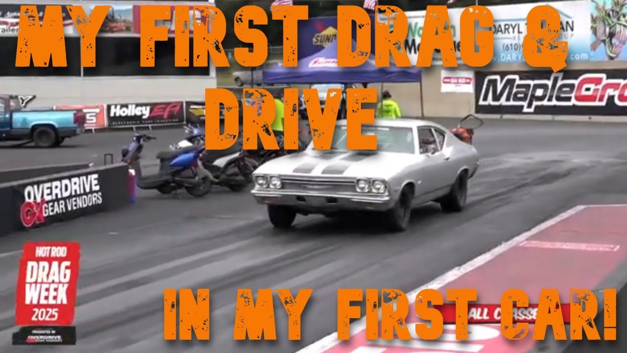 Я вывел свой Chevelle 1968 года на Hotrod Dragweek 2025 и ВЫЖИЛ!