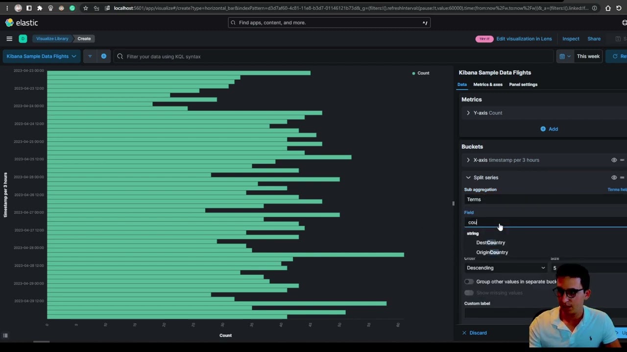 How To Horizontal Bar in Kibana 8