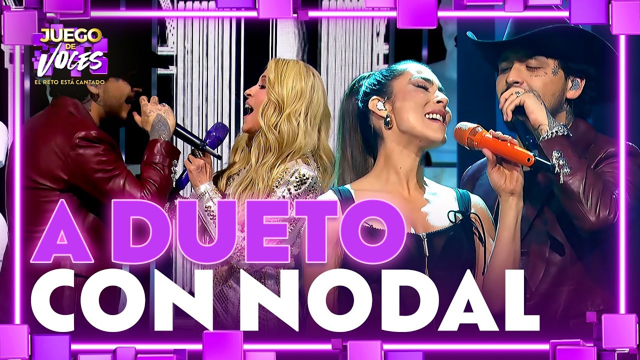 Christian Nodal nos DELEITÓ con este DUETO junto a Yuri y María León | Juego de Voces 2025