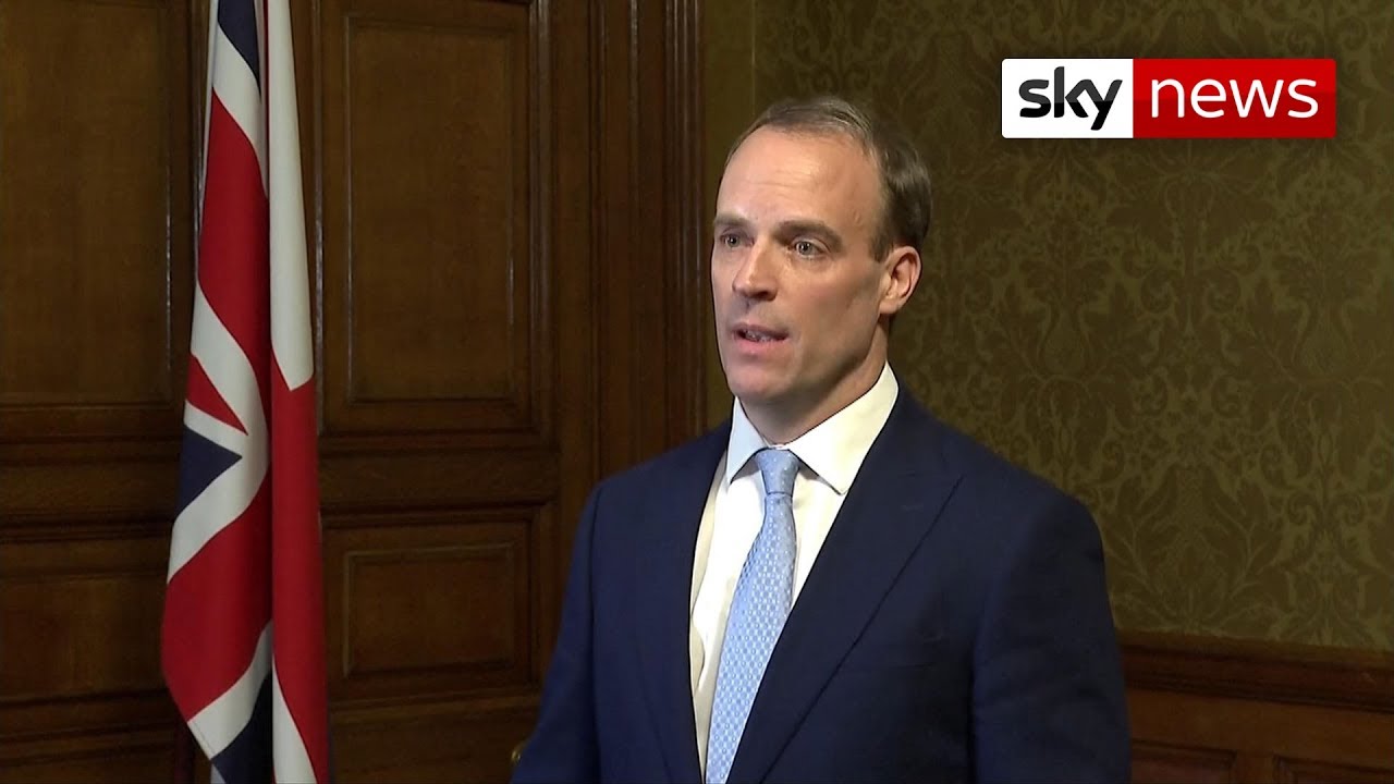 Raab: The Prime Minister has asked me to 'deputise where necessary'
