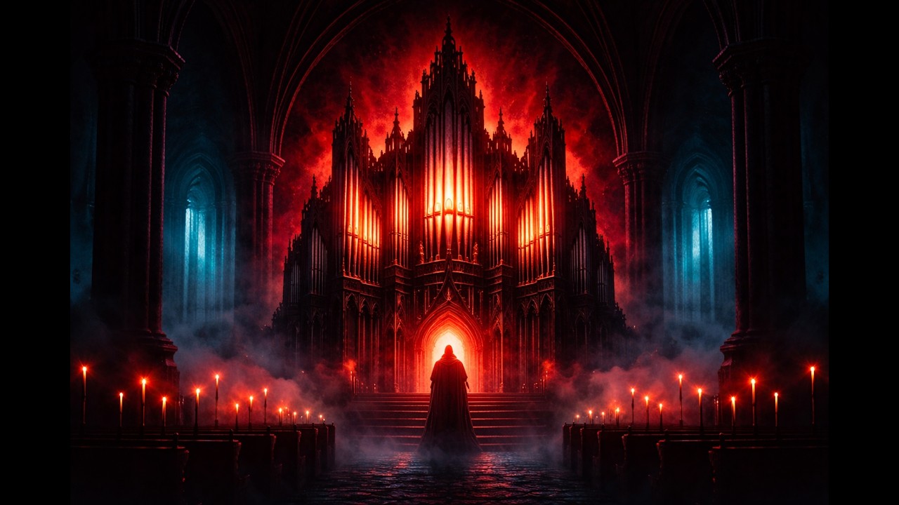 ⛪ The Organ of Damnation – Dark Cathedral Ambient (2 Hours) | Gothic Ritual Choir & Infernal Drones