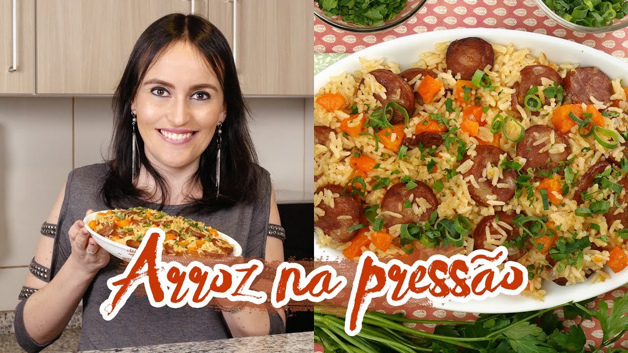 Arroz na panela de pressão / Refeição Completa  | Cook'n Enjoy 