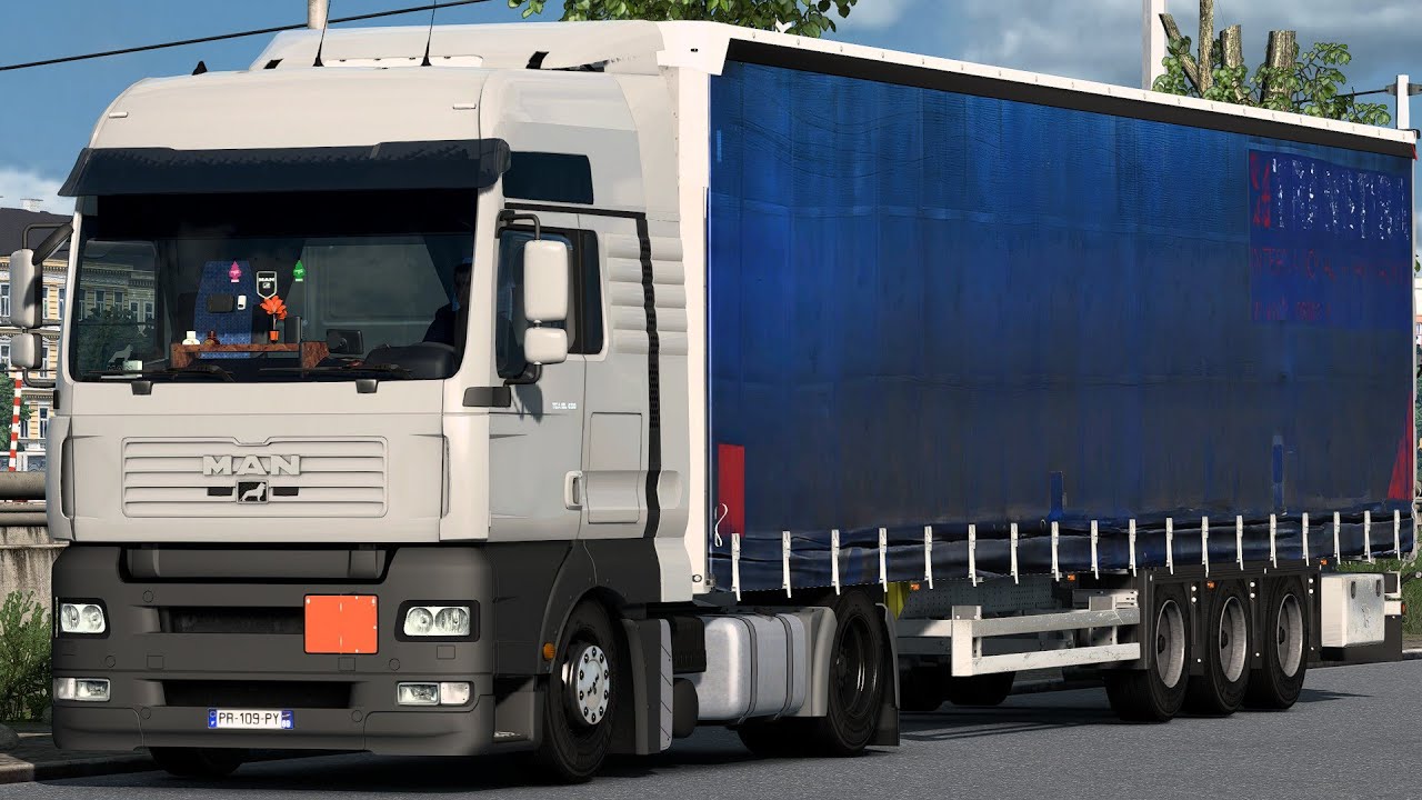 ETS2 | Realistic Driving | Man TGA | Grand Utopia | PNG + JBX | 1.54