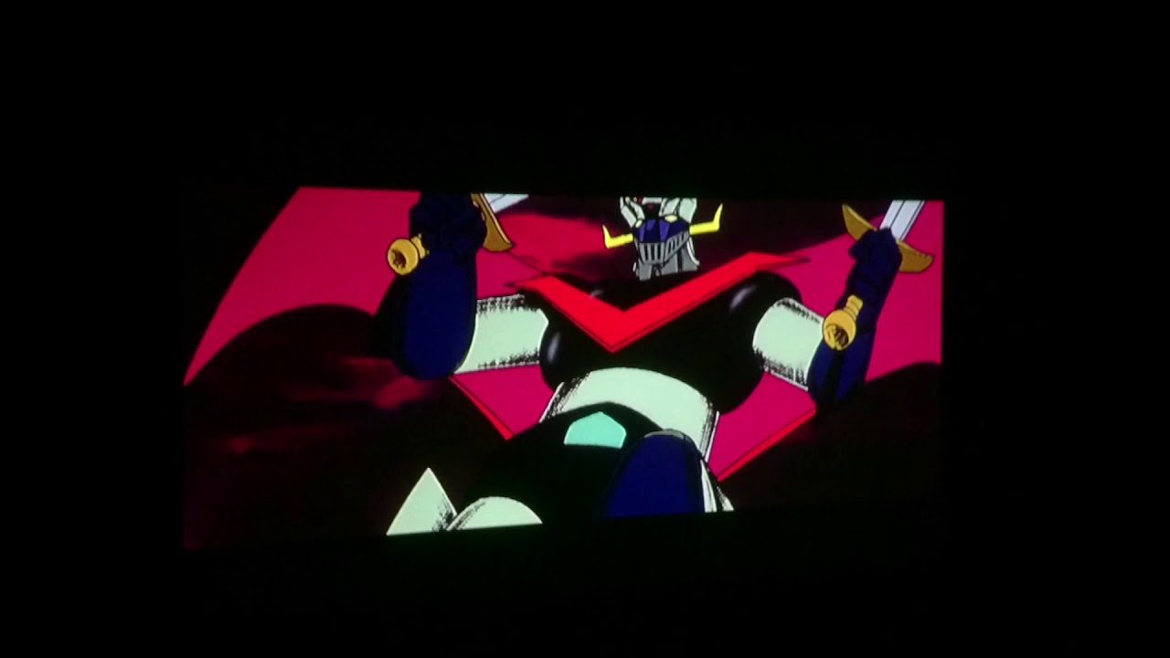 Proiezione in DGT estratto Dal cartoon Il Grande Mazinga contro Getta Robot