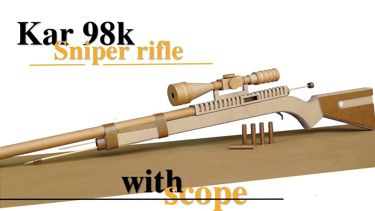 Most Popular Kar-98k Gun | Awesome DIY Cardboard Craft