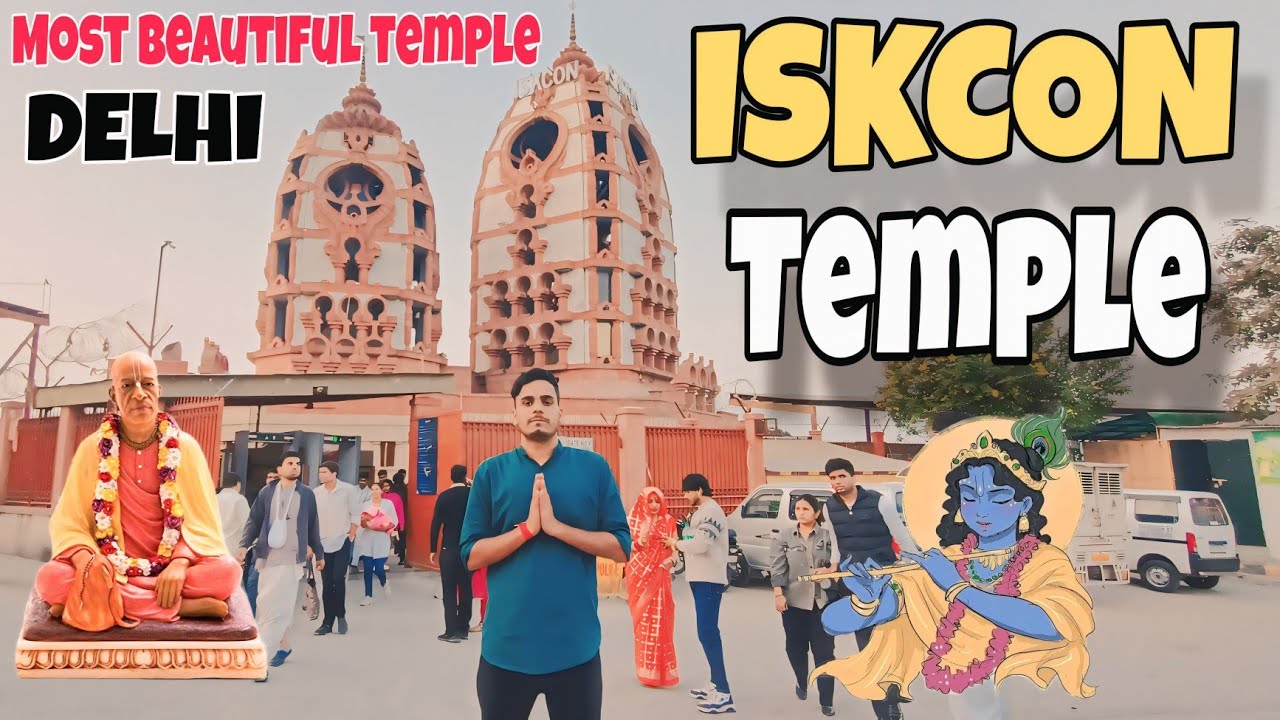 iskcon mandir | nehru place Delhi 2025