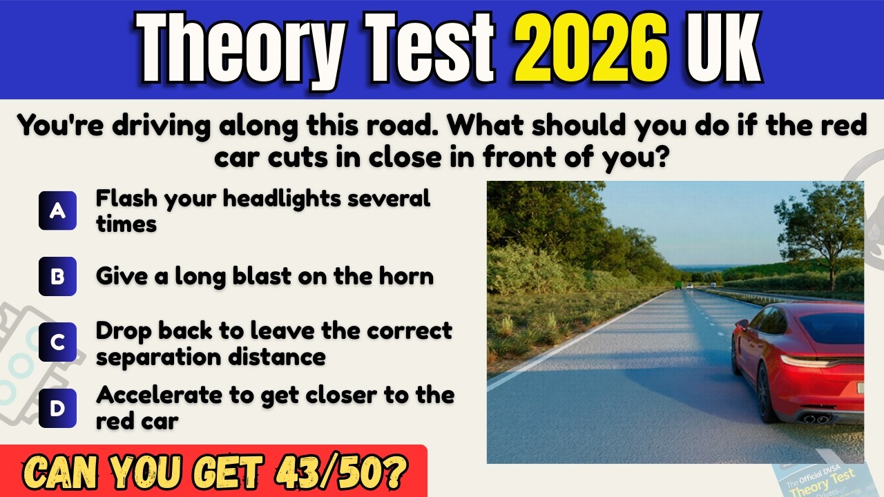 Theory Test 2026 UK | Latest UK Driving Theory Test Revision | Pass First Time