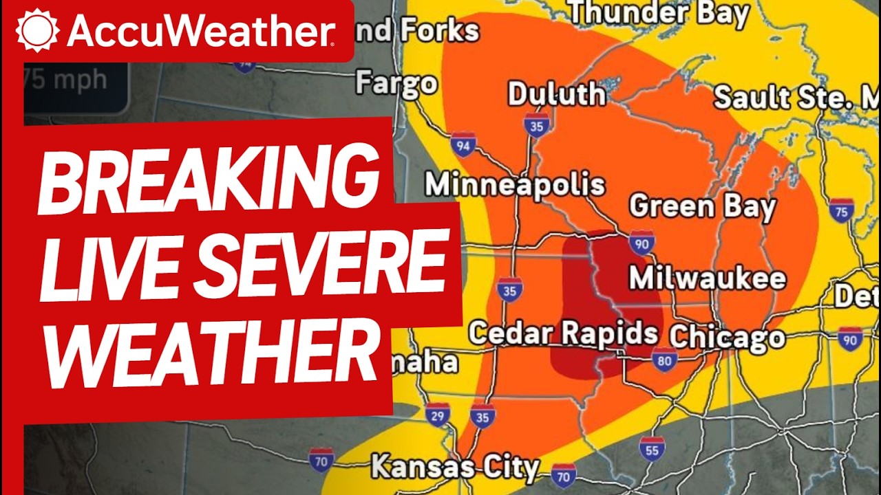 LIVE: Severe Weather / Tornado Coverage With Storm Chasers - Chicago / Midwest / June 10