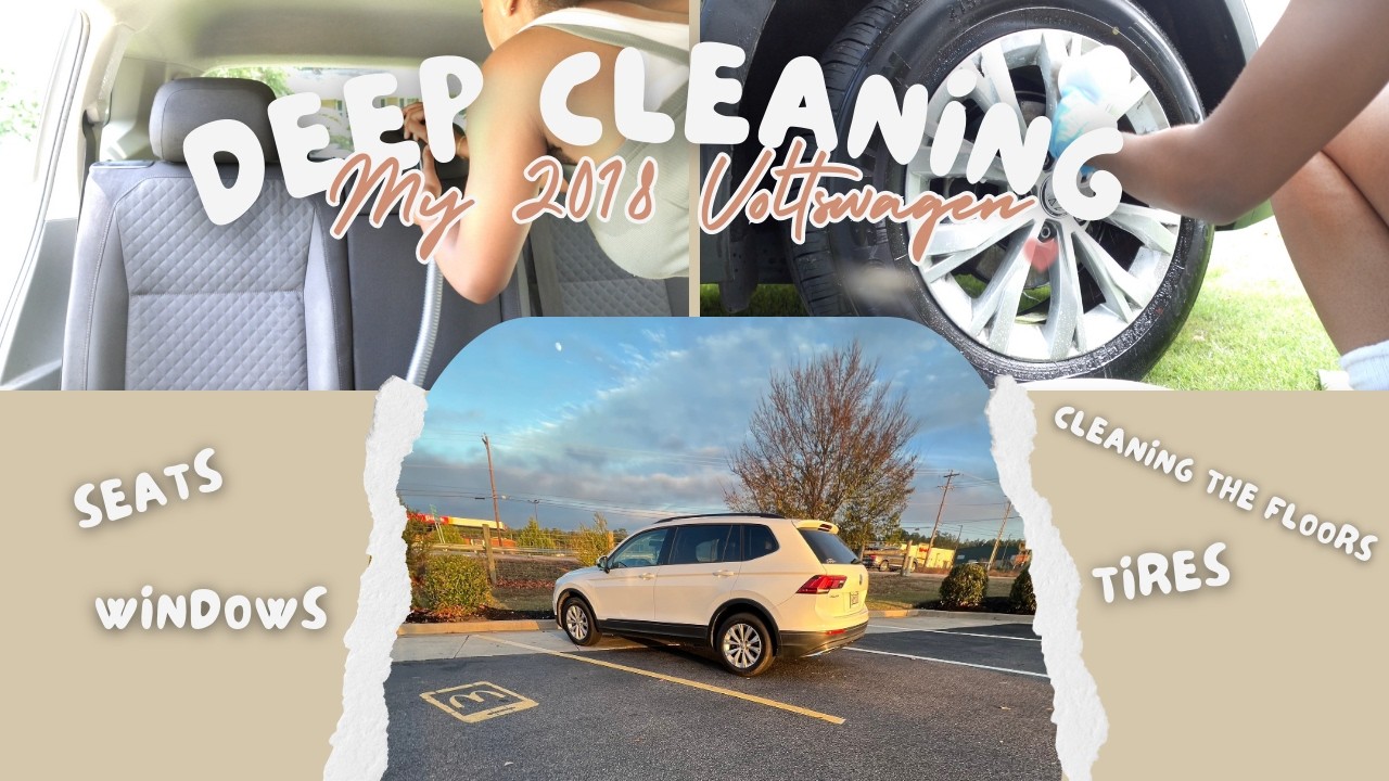 Deep Clean my used 2018 Volkswagen Tiguan with Me!