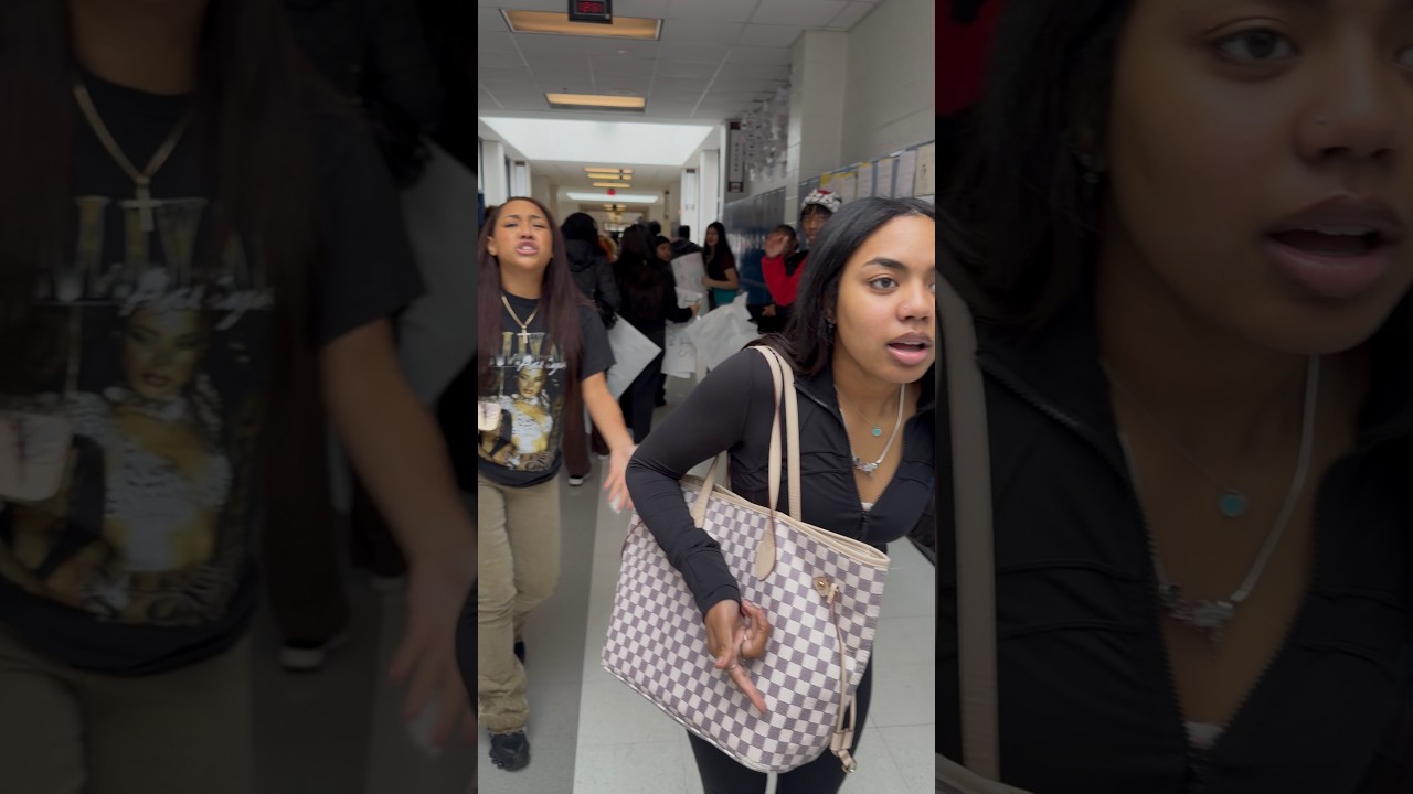Hope & Faith run the hallways with the students and teachers put a stop to it