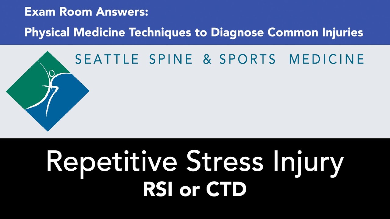 Module 19 - Repetitive Stress Injury - RSI and CTD &mdash; Exam Room Answers
