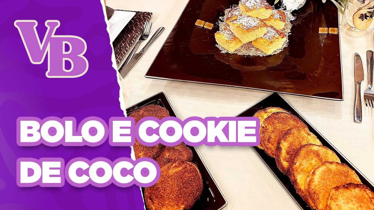 Bolo de coco e Cookie de coco na Air Fryer - Você Bonita (14/05/2025)