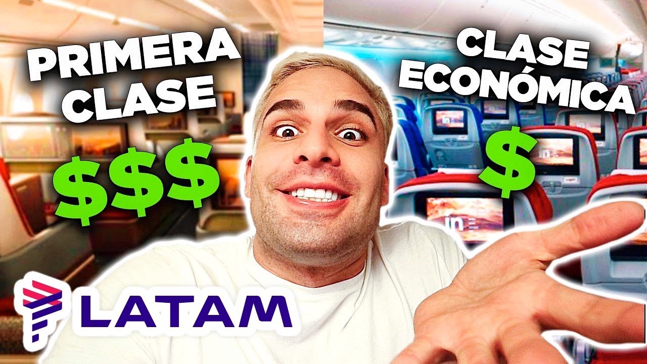 PRIMERA CLASE vs CLASE ECONOMICA (LATAM) | 24 HORAS EN UN AVIÓN!!