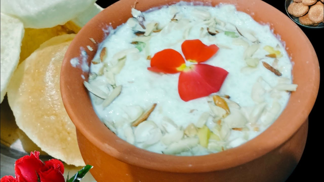 Kheer Aur Poori Recipe,💗 Easy Rice Kheer And Crispy Poori,💗 Rajab special recipes, कुंडे की नियाज