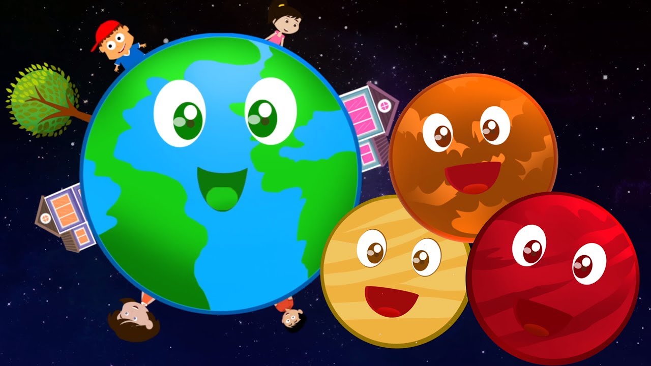 planètes chanson pour les enfants | système solaire rime | apprendre planètes | Planets Song
