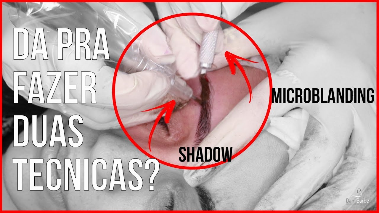 Como fazer microblanding + shadow na mesma sessão