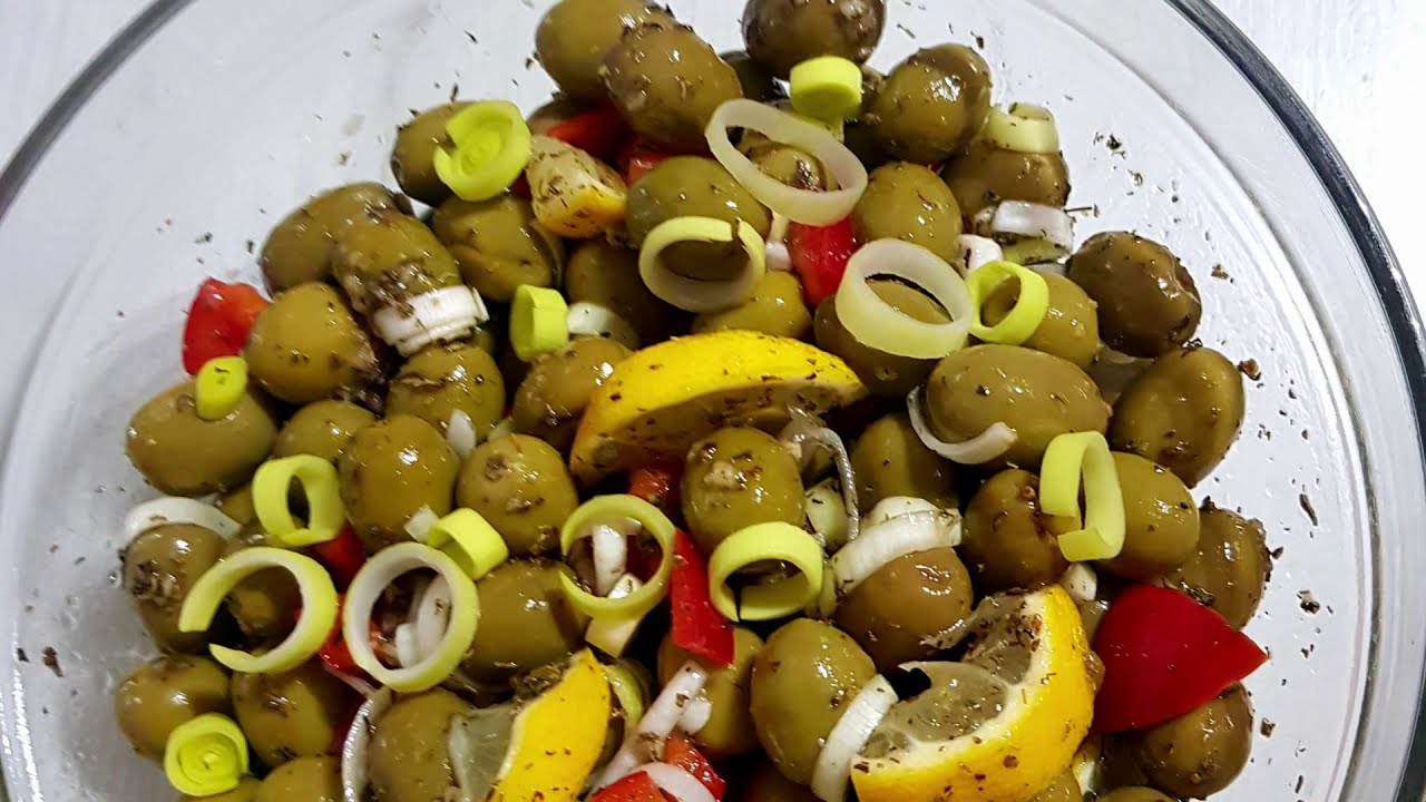 Ullinj te marinuar per 5 min / Olive  marinate #85
