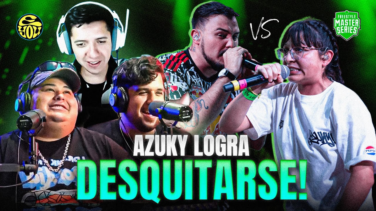 AZUKY CONSIGUIÓ SU VENGANZA CONTRA RAPDER! - Reacción a RAPDER vs AZUKY - FMS México - EYOU TV