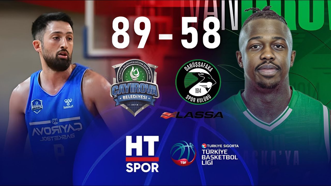 Çayırova 89 - 58 Darüşşafaka | Türkiye Basketbol Ligi