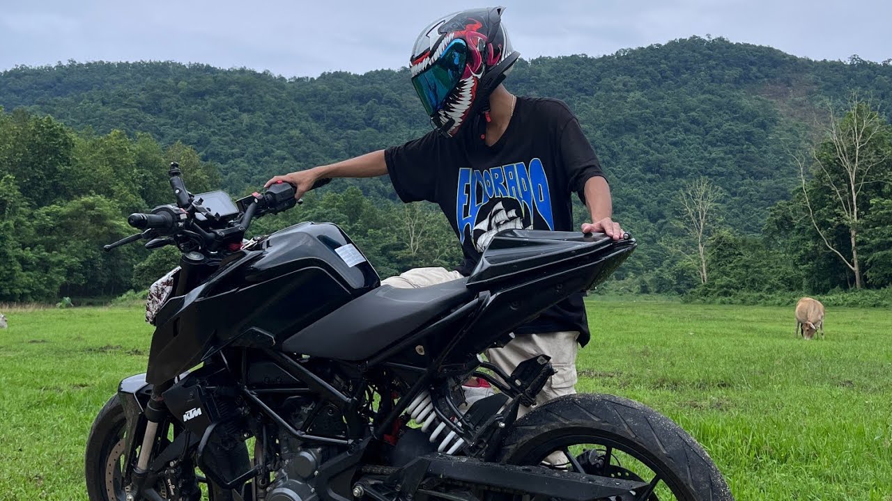 KTM Duke390 Full Black 🖤 Modification