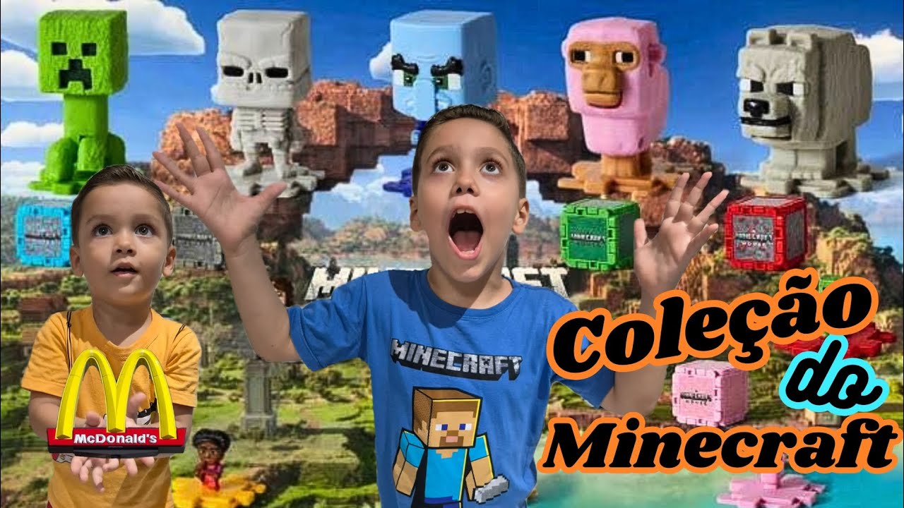 Completamos a coleção do MINECRAFT do Mc lanche feliz 2025