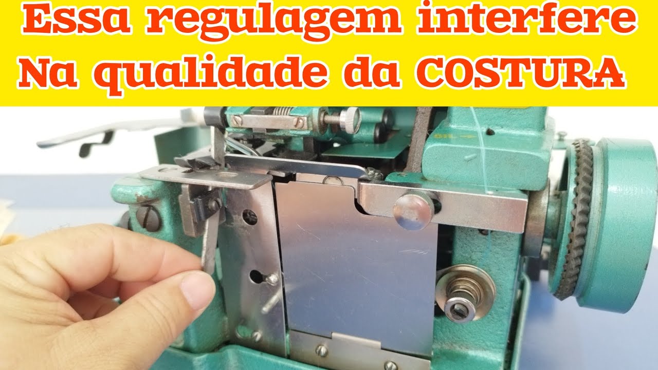 COMO TROCAR OU REGULAR AS FACAS DA OVERLOCK CHINESINHA SEMI INDUSTRIAL