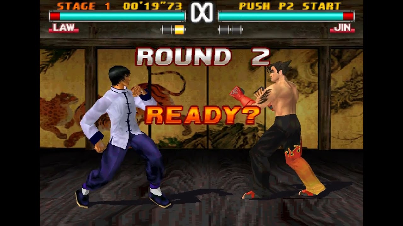 Tekken 3 Forest Law - Arcade Mode Playthrough (Hard Difficulty) (Campaign) 60fps