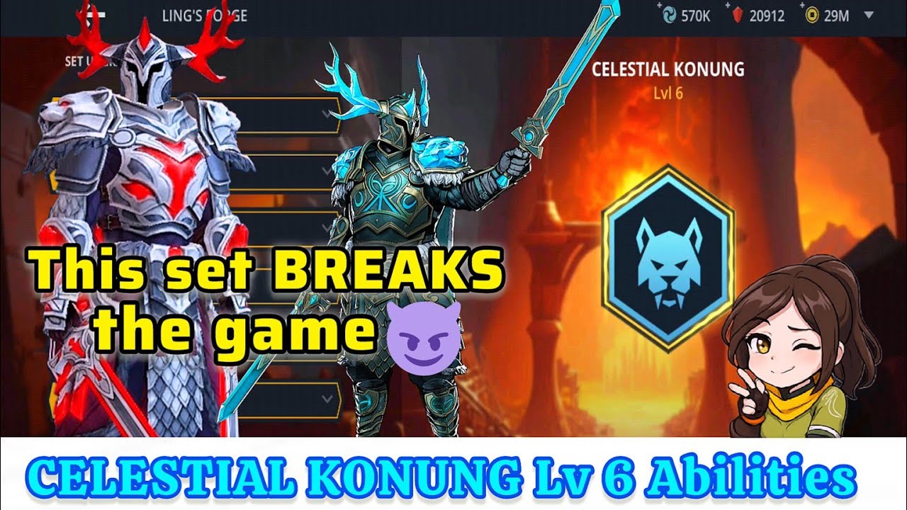 CELESTIAL KONUNG Lv 6 Abilities Explained ❄️😱 | Shadow Fight 3 New Event | Sf3 new event |
