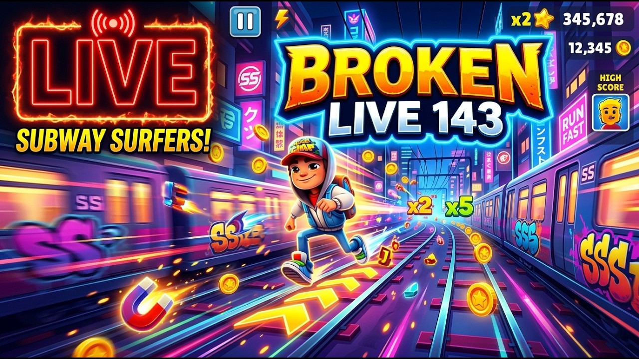 SUBWAY SURFERS LIVE STREAM 🔥 #subwaysurfers​  #live​ #subwaysurferslive​ #subwaysurfs​