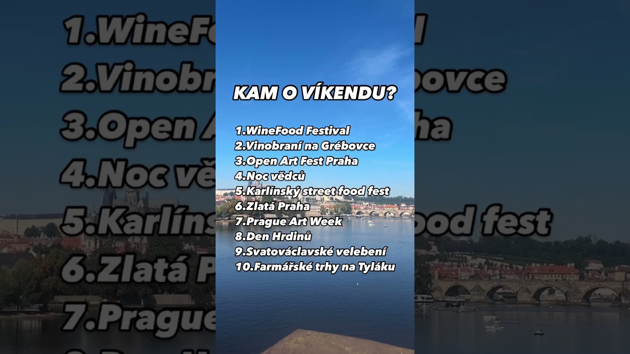 Kam v Praze o víkendu