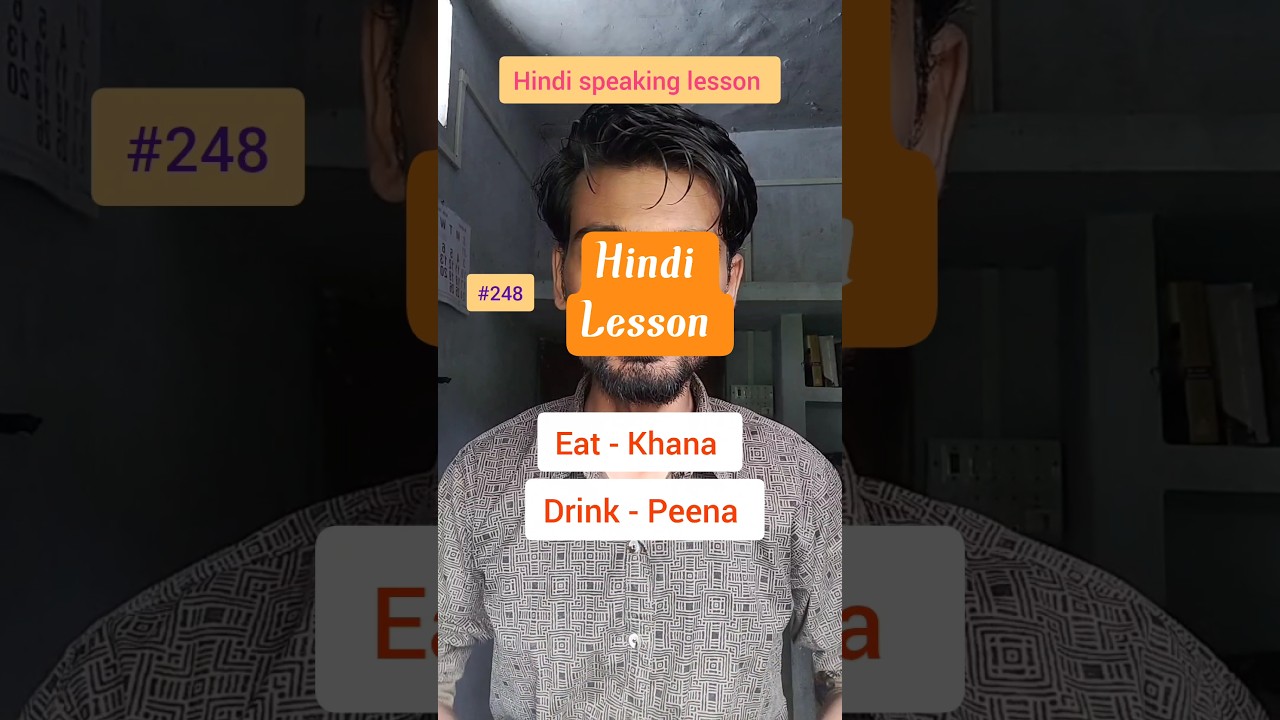 10 daily use hindi words learn hindi #hindilesson #indianlanguage #nepali #uae #russia #mallu #kpop