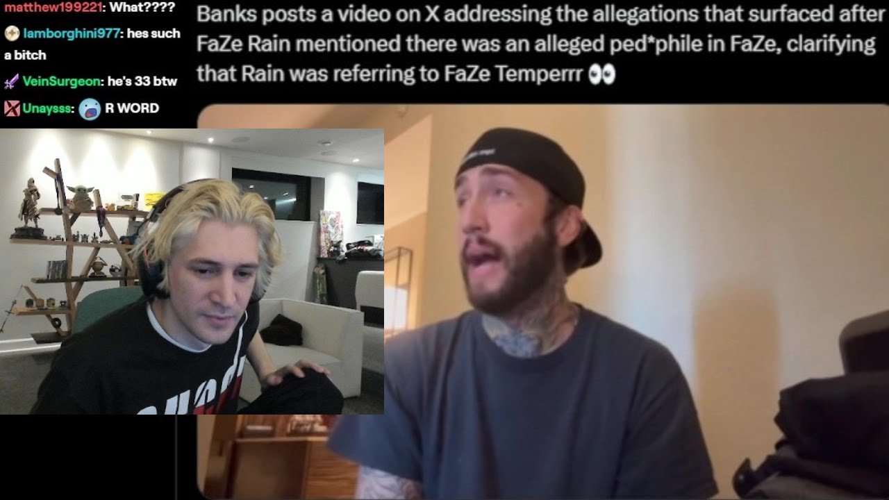 xQc Reacts to Faze Rain & FaZe Banks Exposing 