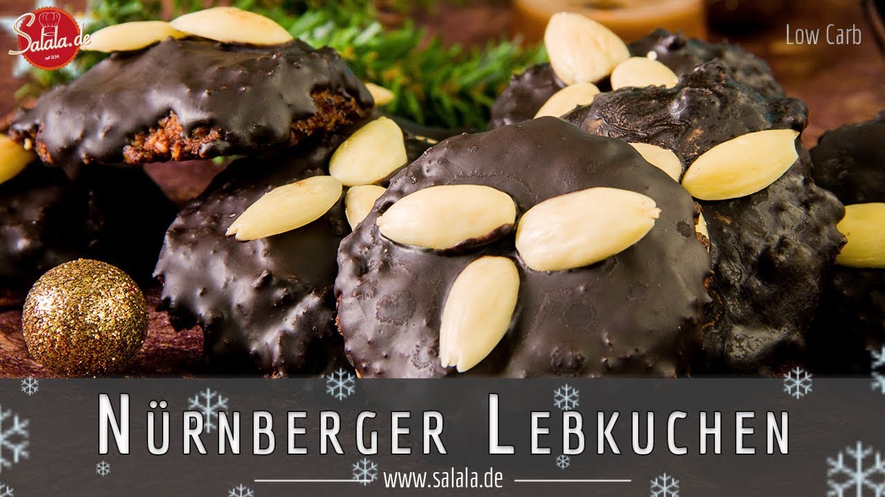 Nürnberger Lebkuchen Rezept Low Carb und glutenfrei - Weihnachtsgebäck - salala.de