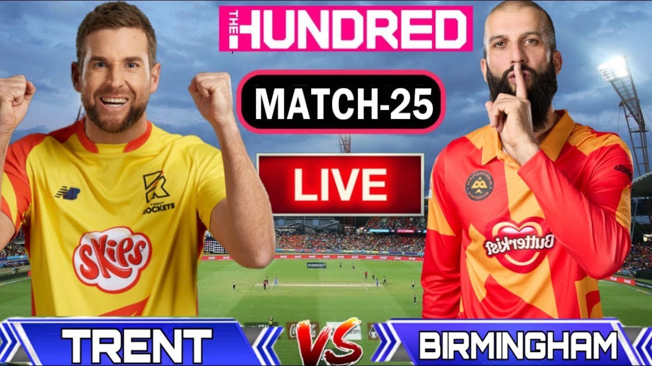 🔴The Hundred Live | trt vs bph live | trent rockets vs Birmingham phoneix live |hundred cricket live