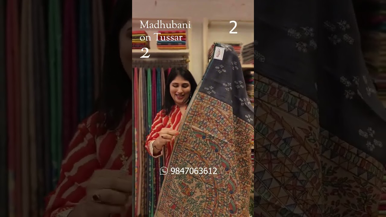 Czarina Boutique | Madhubani on Tussar 2| Trending Sarees| Trivandrum Boutique