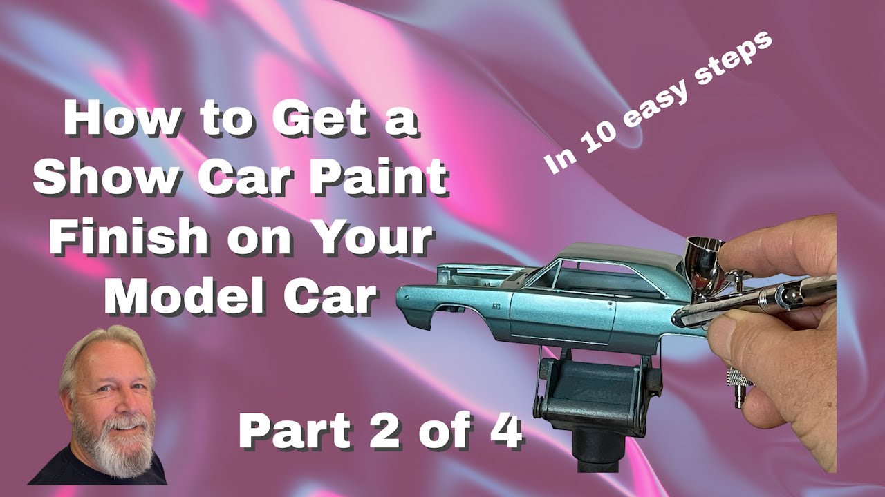 How to Get a Show Car Paint Finish on Your Model pt 2 ( Spraying the color coat)