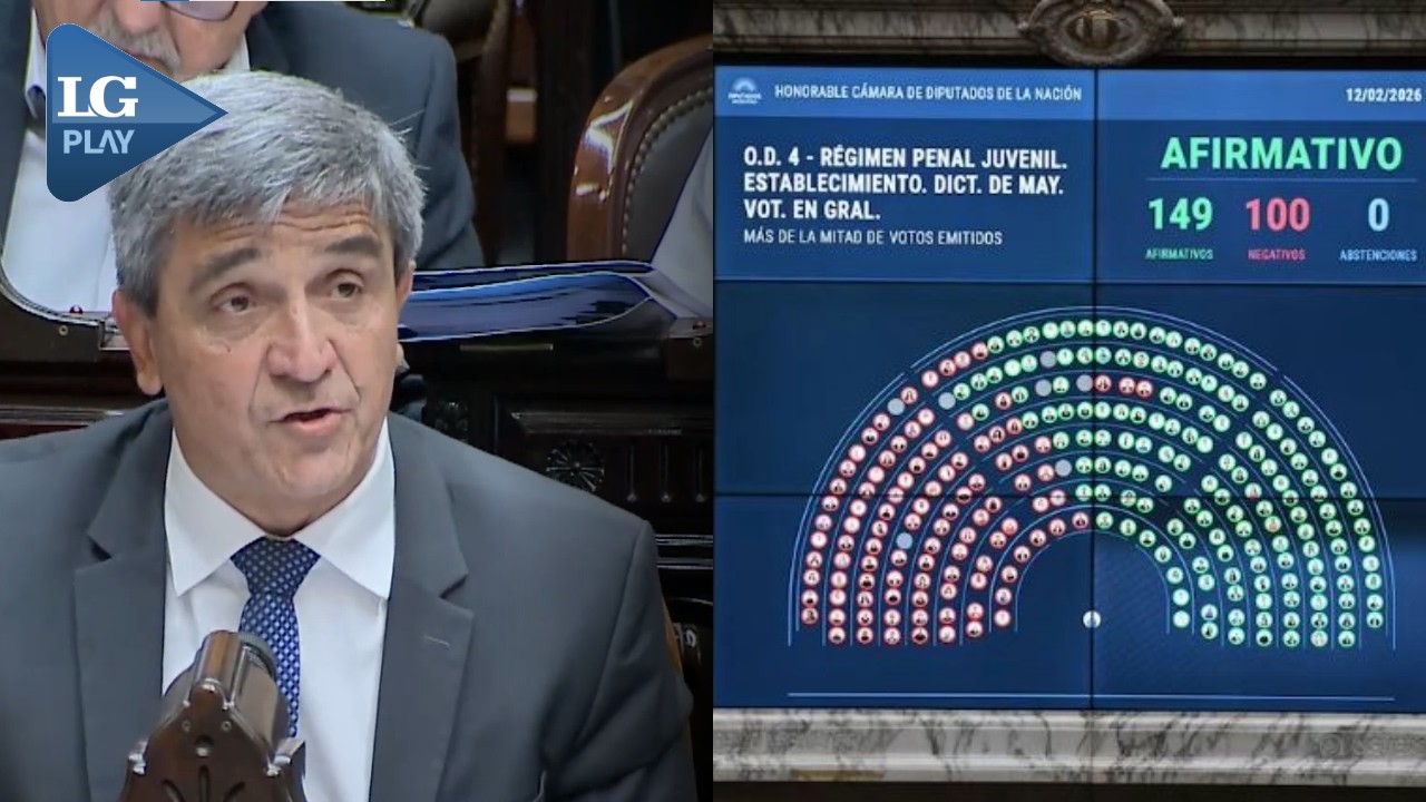 El diputado Pablo Yedlin fue el único que votó en contra al proyecto de baja de imputabilidad