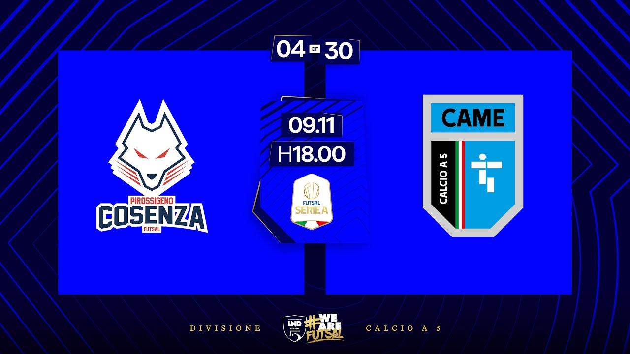 Pirossigeno Cosenza-Came Treviso 4-4 | 4ª giornata | Serie A 2024/2025