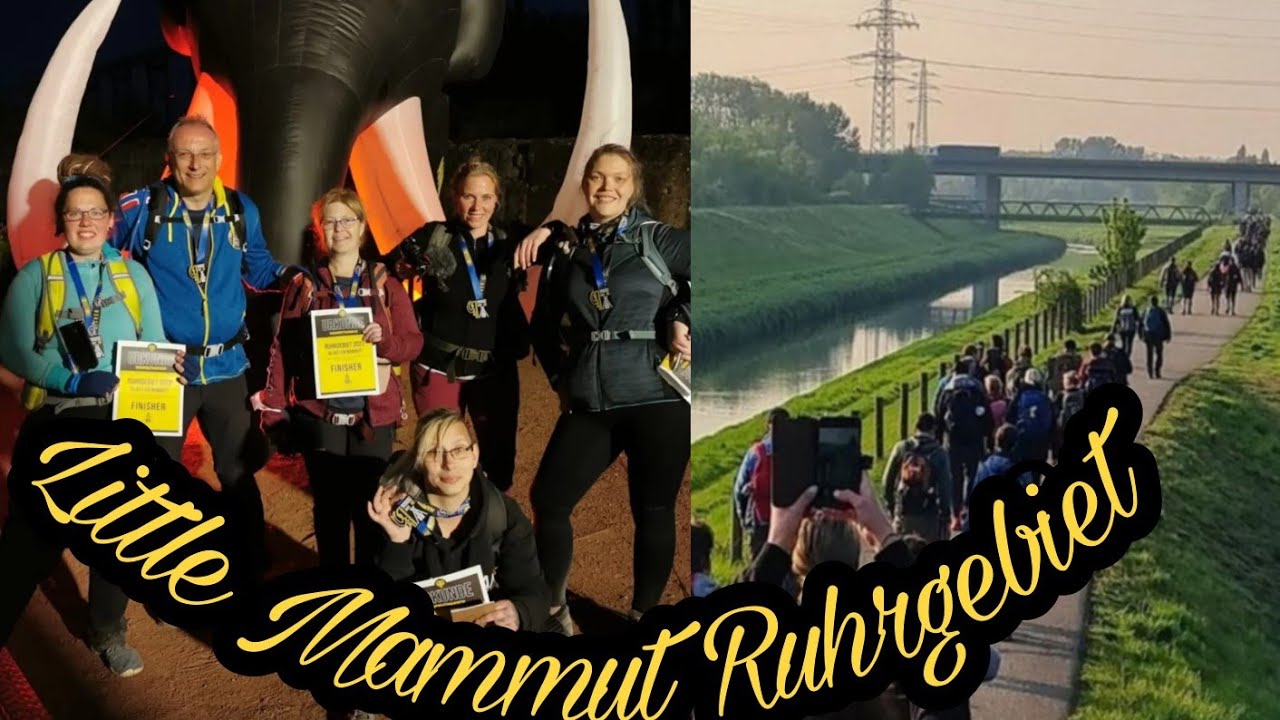 Mammutmarsch little Mammut Ruhrgebiet / 55 km wandern in Duisburg