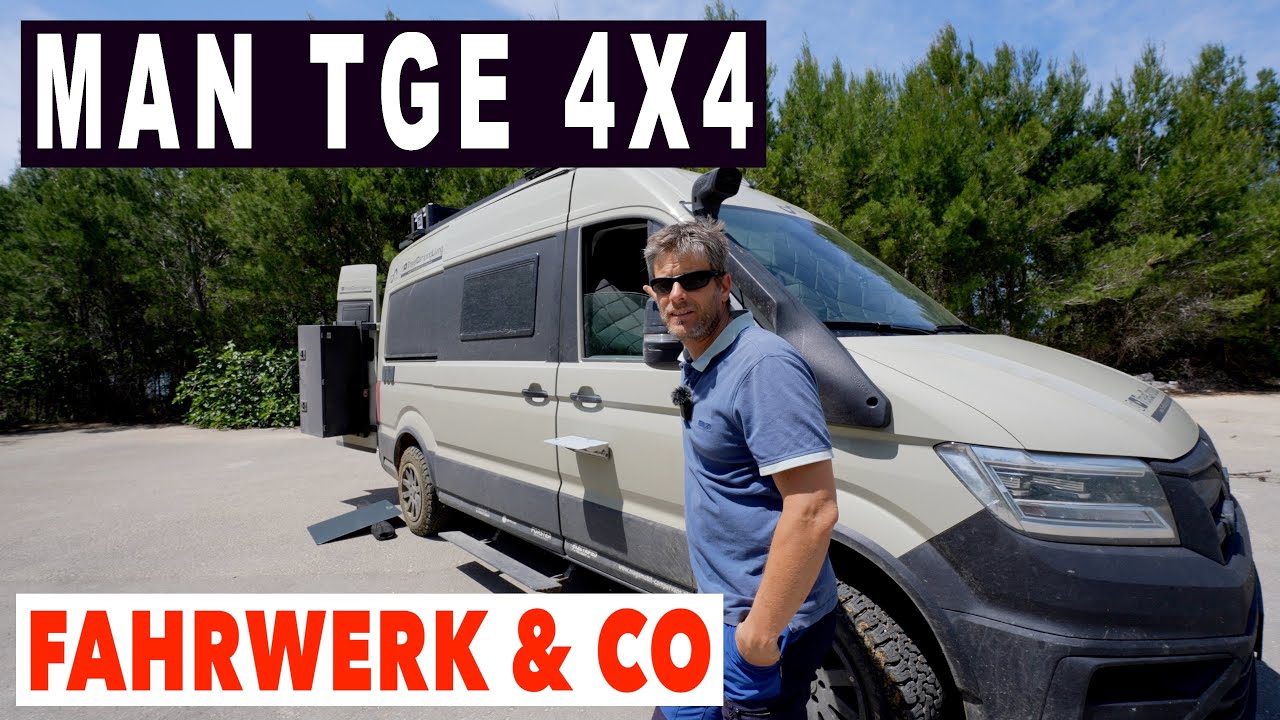 Offroad Paket MAN TGE 4x4 | Eindrücke & Erfahrung, Fahrwerk, Schnorchel, Unterfahrschutz | MegaMobil