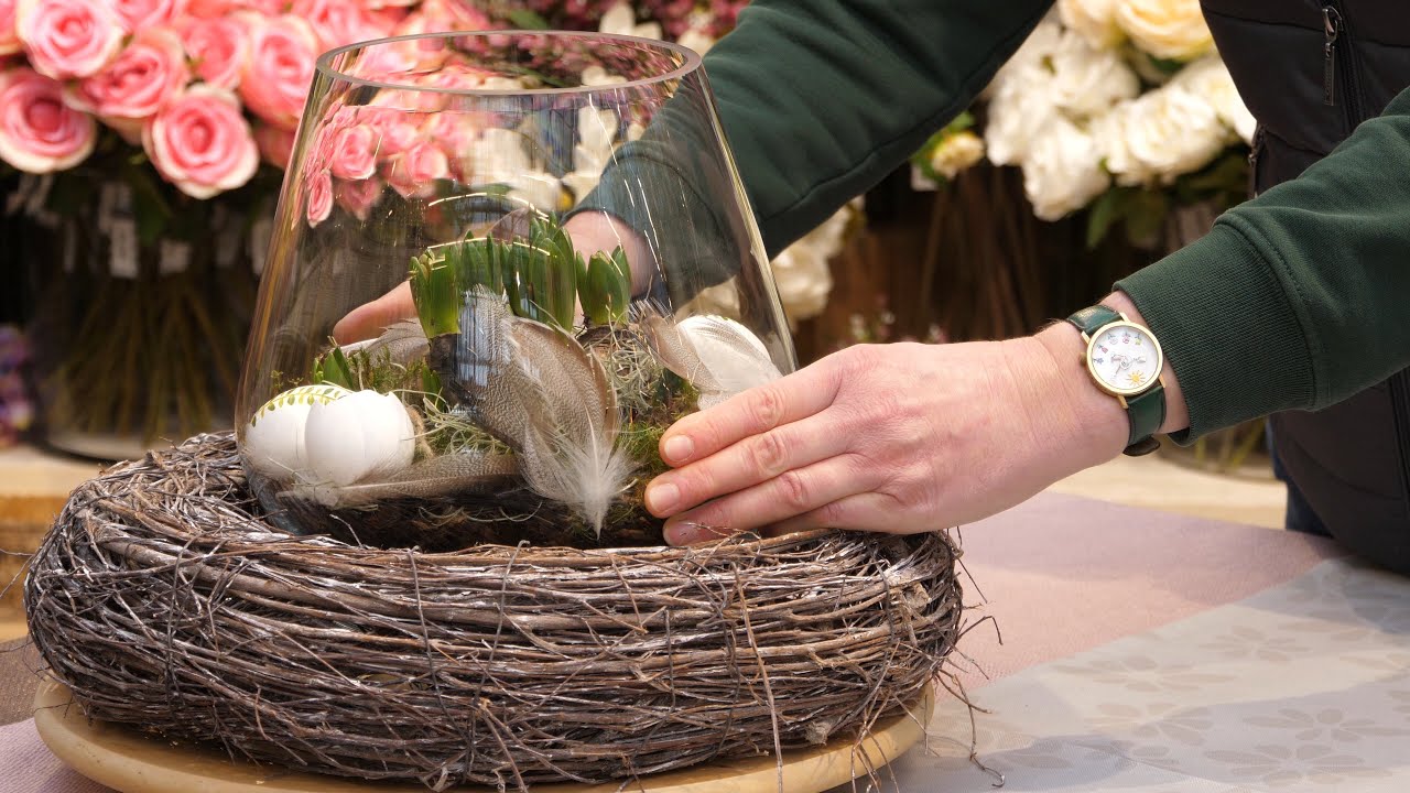 DIY – Frühlingsdeko basteln: Hyazinthe im Glas
