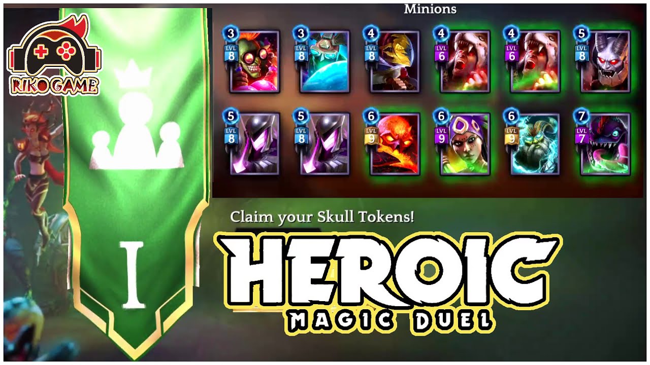 Heroic Magic Duel (Strategy game)  💣 Last Hero Standing 🔥Riko GamePlay LvL 7🔥